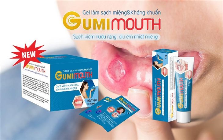 Gel làm sạch miệng và kháng khuẩn Gumimouth giúp cải thiện nhiệt miệng hiệu quả, an toàn