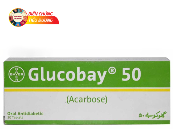 Glucobay (Acarbose) có tác dụng làm chậm hấp thu đường sau ăn