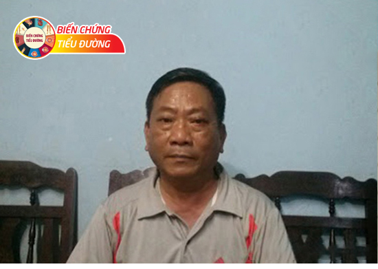 Ông Phạm Văn Minh không hề biết rằng mình bị biến chứng tiểu đường
