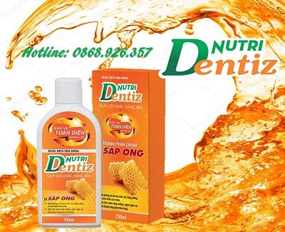 Nutridentiz hỗ trợ điiều trị viêm quanh răng