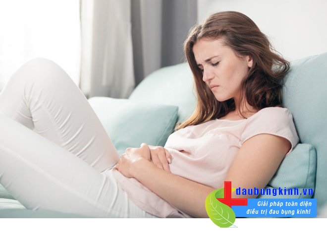 Đau bụng kinh dữ dội là triệu chứng lạc nội mạc tử cung
