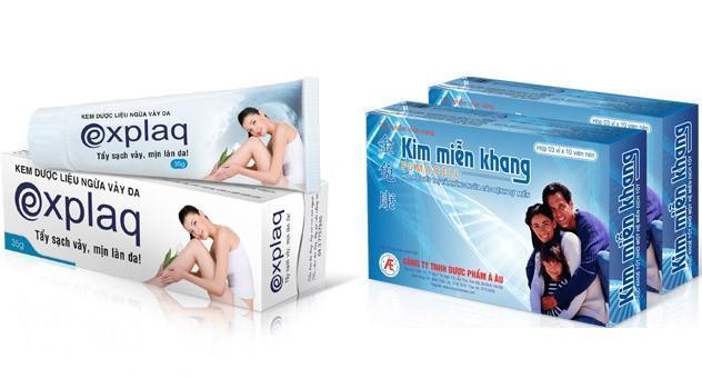 Kim Miễn Khang và Explaq giúp hỗ trợ điều trị vảy nến phấn hồng hiệu quả