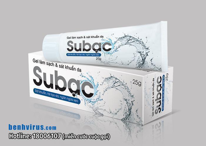 Gel Subạc hỗ trợ điều trị sởi
