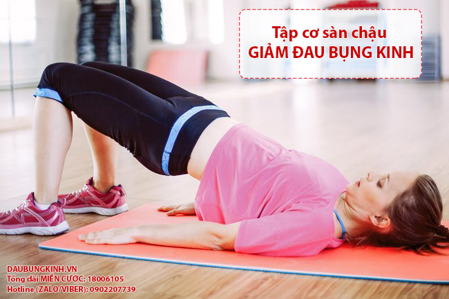 Tập thể dục cho cơ sàn chậu giúp cải thiện sức cơ, giảm đau bụng kinh