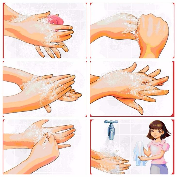 Rửa tay bằng xà phòng để phòng tránh bệnh tay chân miệng