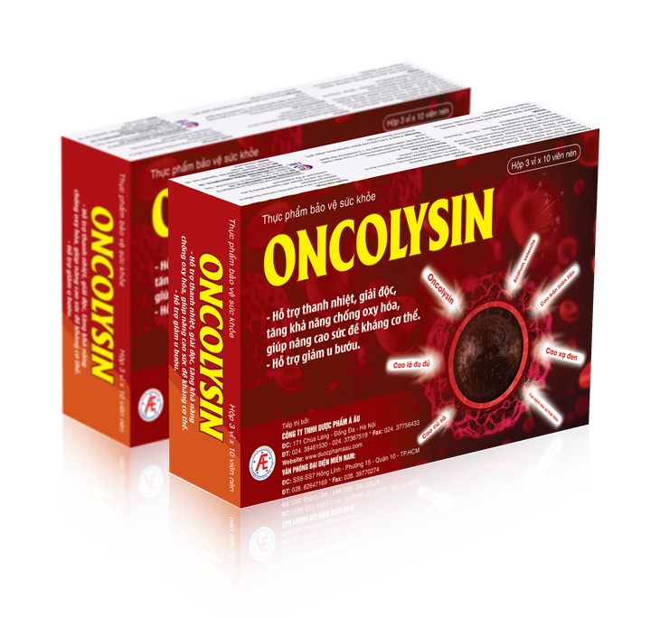 Oncolysin - Sản phẩm thảo dược giúp hỗ trợ giảm u bướu 