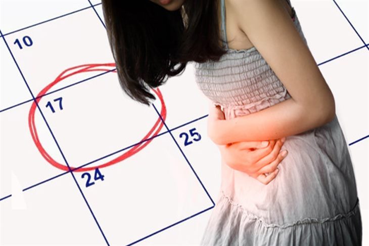 Nhiều người bị đau bụng trước kỳ kinh