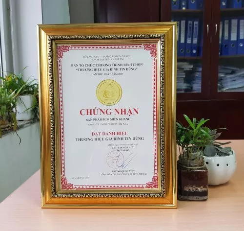 Giải thưởng Kim Miễn Khang nhận năm 2017