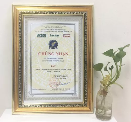Giải thưởng Kim Miễn Khang nhận năm 2018