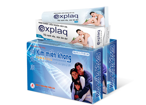 Kim Miễn Khang và Explaq hỗ trợ điều trị vảy nến an toàn, hiệu quả