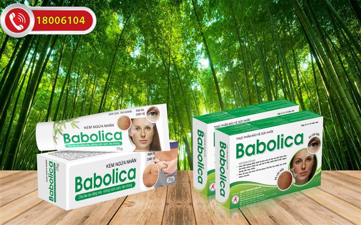 Bộ sản phẩm Babolica giúp cải thiện tình trạng da sạm đen hiệu quả