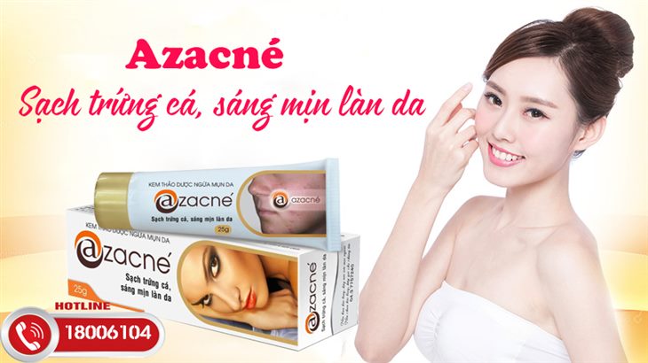 Azacné hỗ trợ điều trị mụn bọc an toàn, hiệu quả