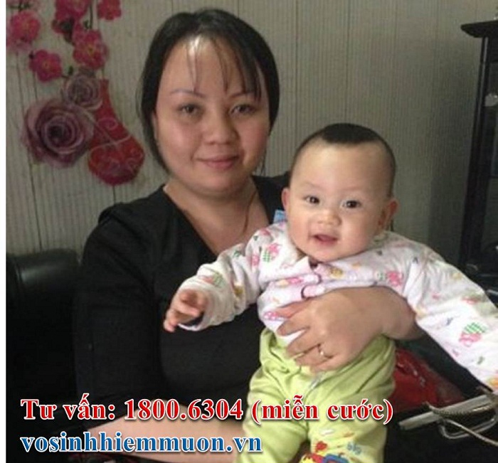 Chị Nhung có được con yêu sau nhiều năm vô sinh thứ phát