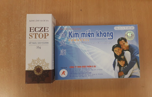  Bộ đôi sản phẩm Eczestop - Kim Miễn Khang giúp chị Nga đẩy lùi bệnh viêm da