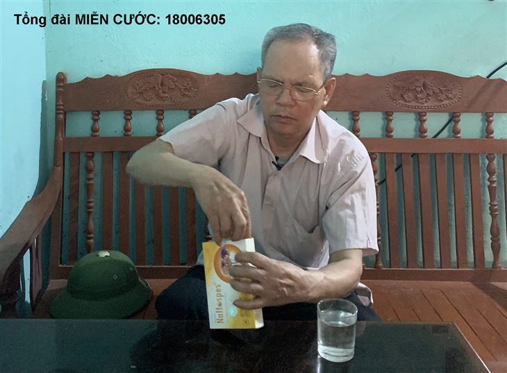 Ông Nguyễn Văn Thanh đã cải thiện di chứng tai biến mạch máu não nhờ dùng Nattospes