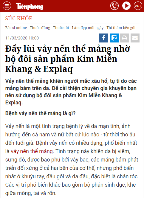 Báo chí nói gì về Kim Miễn Khang và Explaq?