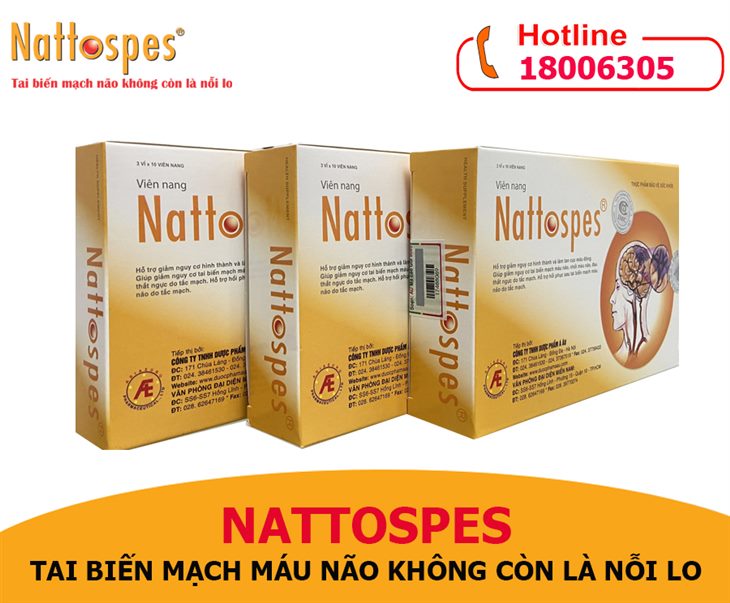 Nattospes giúp phục hồi chức năng và ngăn ngừa tai biến mạch máu não tái phát 