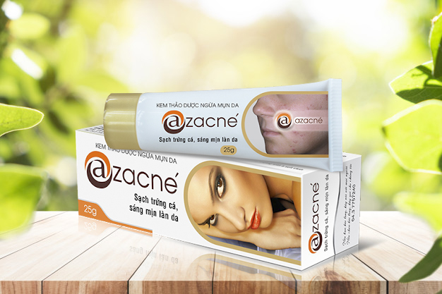   Azacné hỗ trợ cải thiện mụn viêm hiệu quả