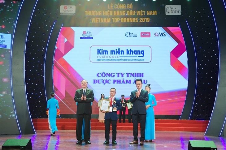 Giải thưởng "Thương hiệu hàng đầu Việt Nam - Việt Nam Top Brand 2019"