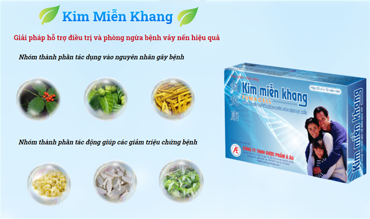   Kim Miễn Khang giúp hỗ trợ cải thiện bệnh vảy nến hiệu quả