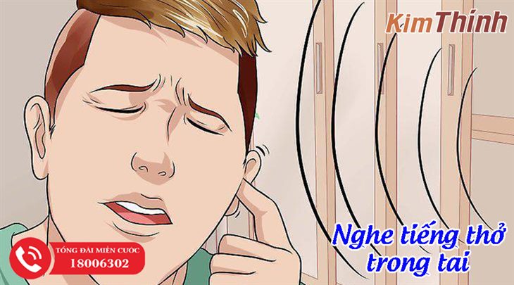 Có tiếng thở trong tai là triệu chứng của suy giảm thính lực