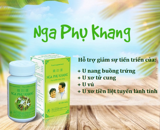 Sản phẩm thảo dược Nga Phụ Khang tốt cho người bị u xơ tử cung