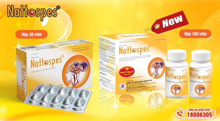 Thực phẩm bảo vệ sức khỏe Nattospes giúp ổn định huyết áp, phòng ngừa đột quỵ hiệu quả