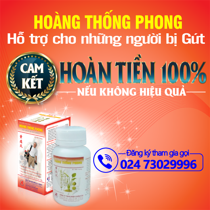 Hoàng Thống Phong giúp cải thiện bệnh gút hiệu quả
