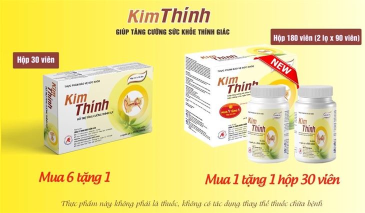 Thực phẩm bảo vệ sức khỏe Kim Thính giúp cải thiện ù tai