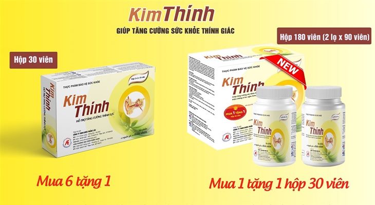 Thực phẩm bảo vệ sức khỏe Kim Thính giúp giảm đau nhức tai, viêm tai