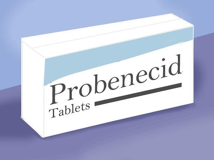 Thuốc Probenecid giúp tăng thải trừ acid uric trong máu