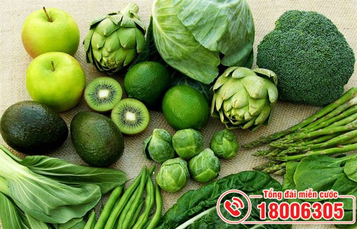 Nên ăn nhiều rau xanh khi bị u xơ tử cung trong lúc mang thai
