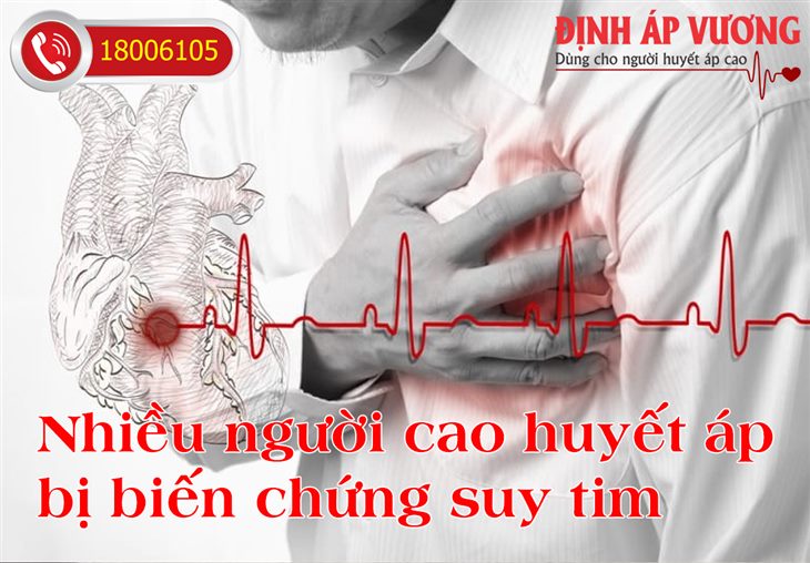 Nhiều người cao huyết áp bị biến chứng suy tim