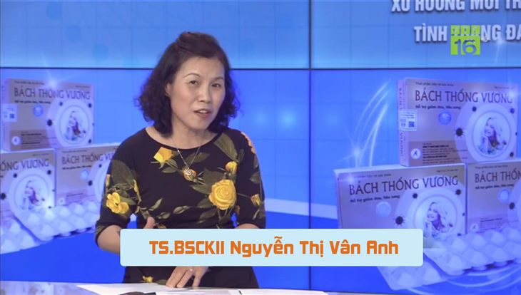 TS.BSCKII Nguyễn Thị Vân Anh chia sẻ trên Đài truyền hình VTC16