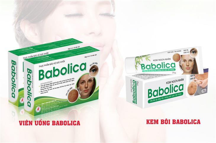 Bộ đôi sản phẩm thảo dược Babolica giúp cải thiện nám da hiệu quả, an toàn