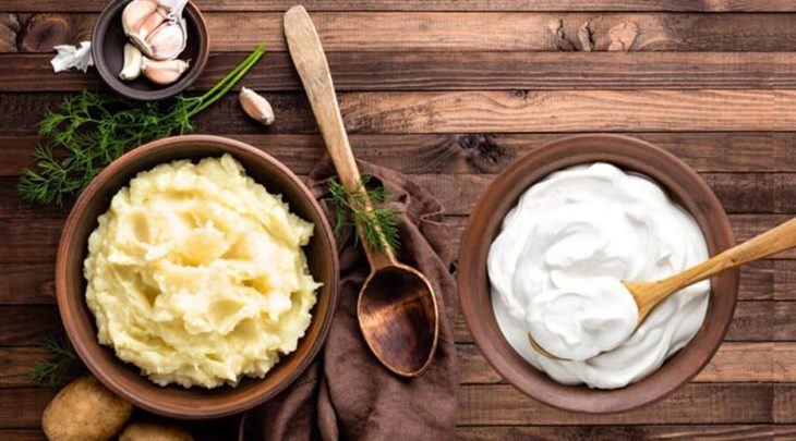 Cách chữa nám bằng khoai tây và sữa chua