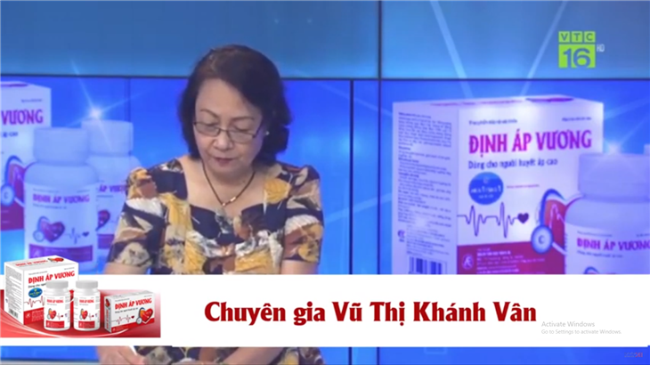 TS. BS Vũ Thị Khánh Vân chia sẻ trên Đài truyền hình VTC16