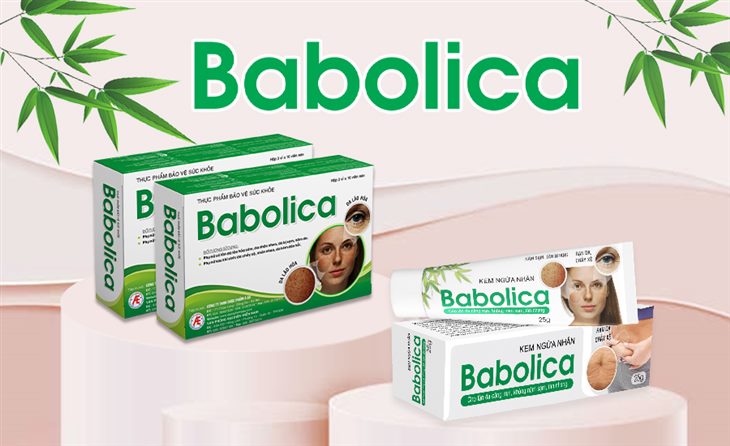 Bộ đôi sản phẩm thảo dược Babolica tốt cho người bị nám gò má