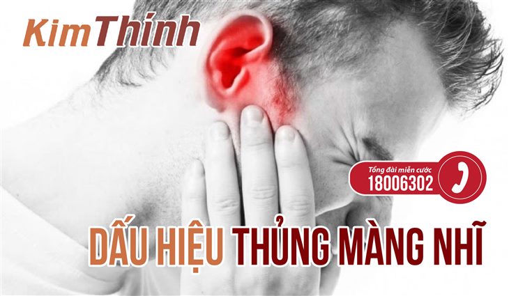 Đau tai là dấu hiệu thủng màng nhĩ