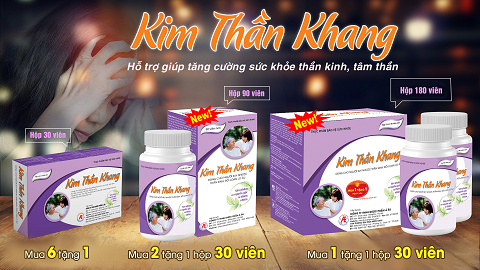 Sản phẩm thảo dược Kim Thần Khang hỗ trợ điều trị rối loạn giấc ngủ hiệu quả
