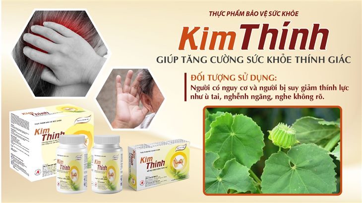 Sản phẩm Kim Thính chứa thành phần từ thảo dược thiên nhiên