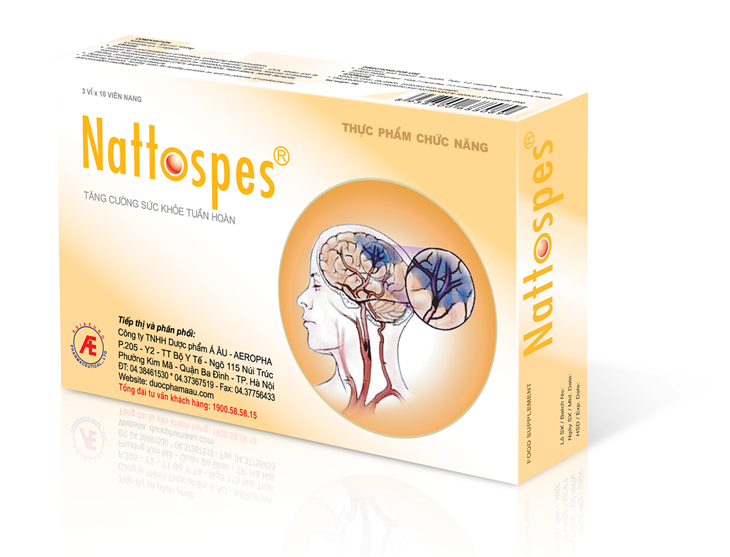 Sản phẩm Nattospes - Tai biến mạch máu não không còn là nỗi lo