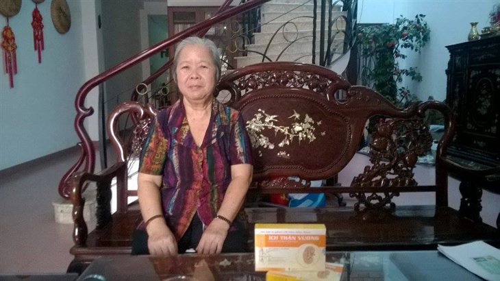 Bà Nguyễn Thị Kim Vân Q.7 HCM Đẩy Lùi Sỏi Thận Sau 6 Tháng Dùng Ích Thận Vương