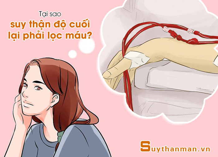 Tại sao phải lọc máu khi suy thận đến giai đoạn cuối?