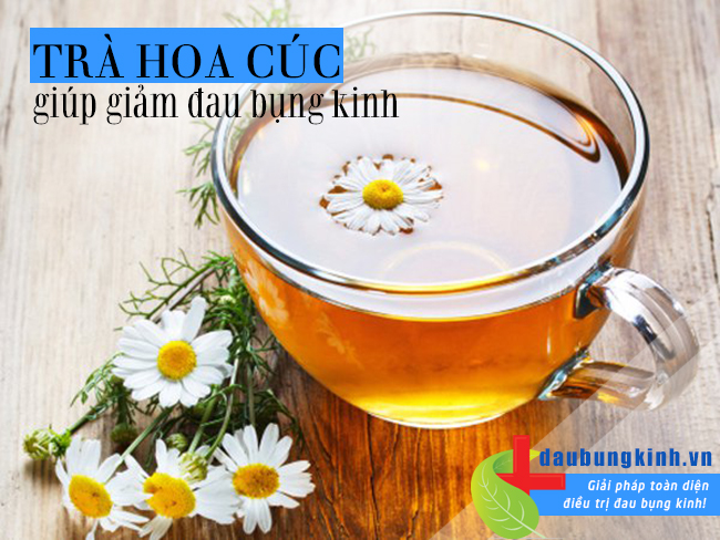 Trà hoa cúc: Trị đau bụng kinh HIỆU QUẢ BẤT DIỆT!