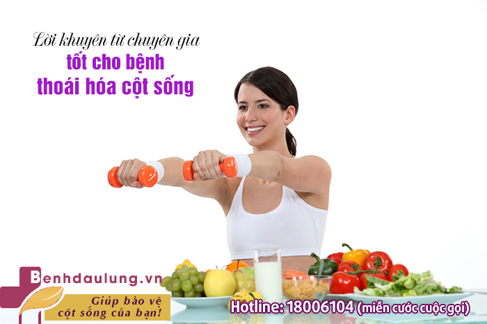 11 lời khuyên từ chuyên gia tốt cho bệnh thoái hóa cột sống 