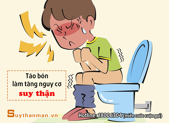 Tại sao táo bón làm tăng nguy cơ suy thận?