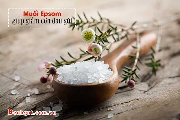 Muối Epsom giúp giảm cơn đau gút cấp, bạn đã biết chưa?