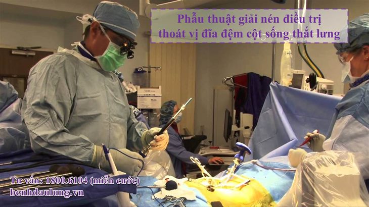 Điều trị thoát vị đĩa đệm cột sống thắt lưng bằng phương pháp giải nén cột sống