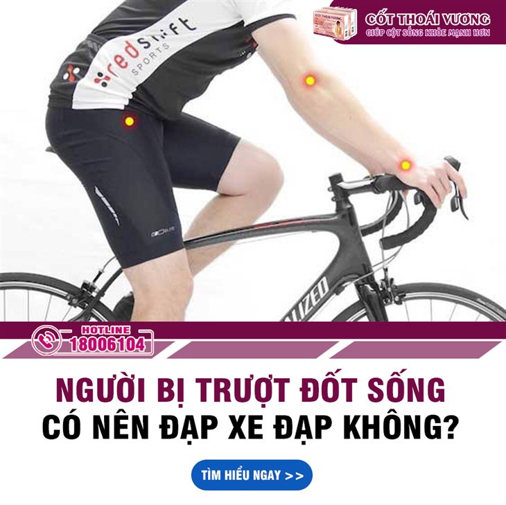 Người bị trượt đốt sống có nên đạp xe đạp không? Câu trả lời có ngay TẠI ĐÂY